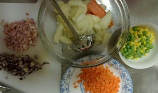 榴莲焗炒饭的家常做法